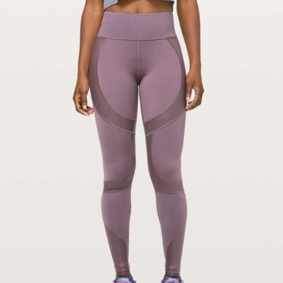Lululemon City Core Tight Leggings Pink - 4 - Picture 1 of 7